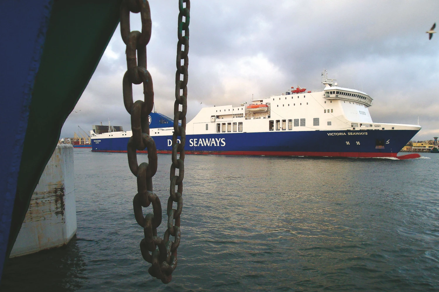 Nepavykus deryboms dėl naujos keltų operatorės atėjimo į Klaipėdos uostą, „DFDS Seaways“ ir toliau bent jau kol kas dirbs be konkurencijos. Algimanto Kalvaičio nuotr.
