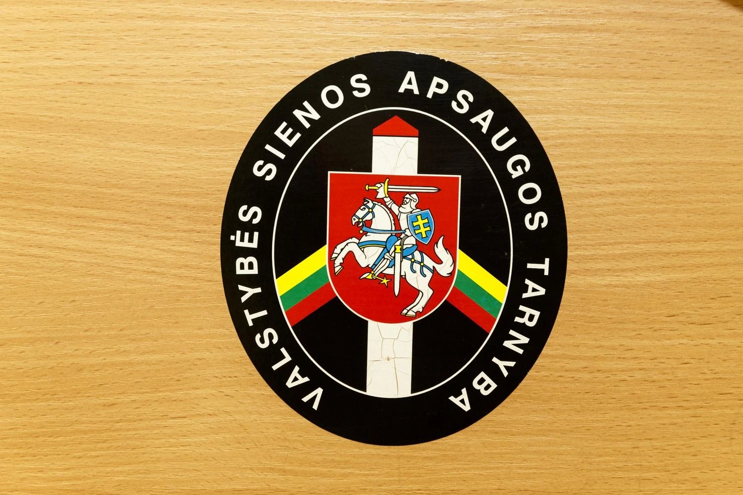 Valstybės sienos apsaugos tarnybos logotipas. Vladimiro Ivanovo (VŽ) nuotr.
