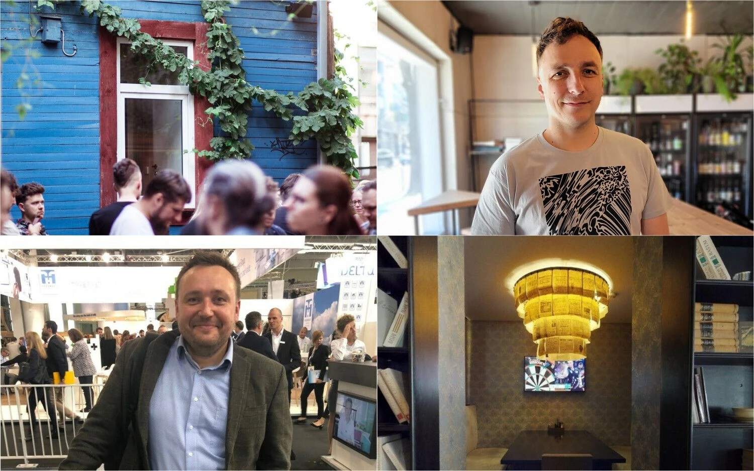 Nerijus Paškevičius (kairėje), Kauno senamiesčio „Lithuanian Pub Entry“ įkūrėjas, Tomas Savickis, MB „Rabarbaras“, valdančios aludę „Vingiu Dubingiu“, vadovas. Asmeninio archyvo nuotr.