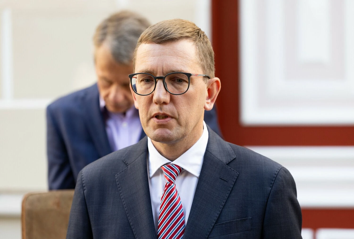 Estijos premjeras Kristenas Michalas.  Liis Treimann („Aripaev") nuotr.