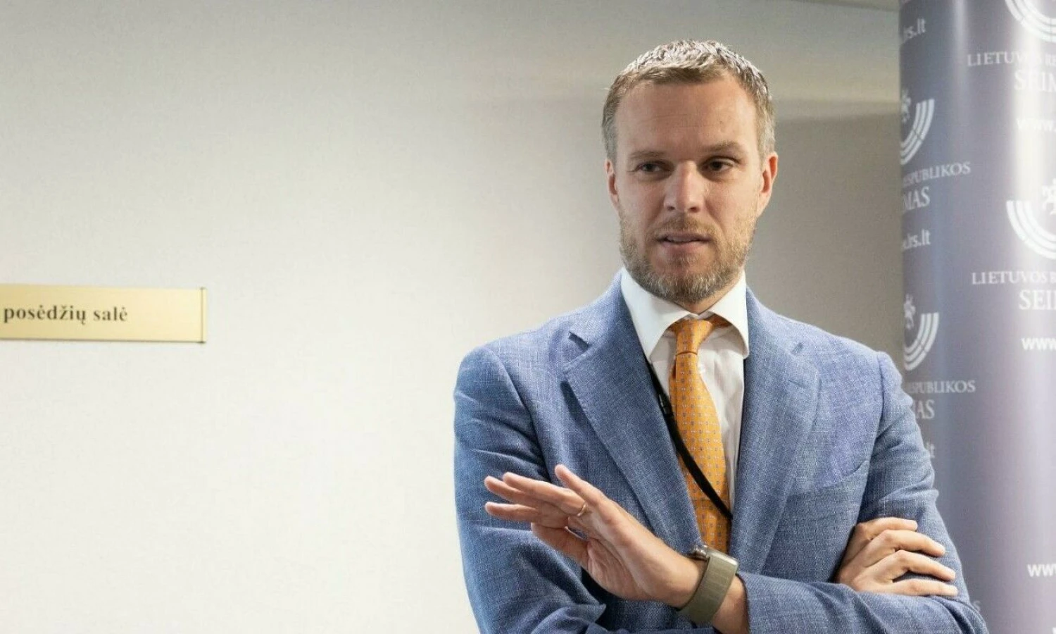 Gabrielius Landsbergis, užsienio reikalų ministras. Juditos Grigelytės (VŽ) nuotr.