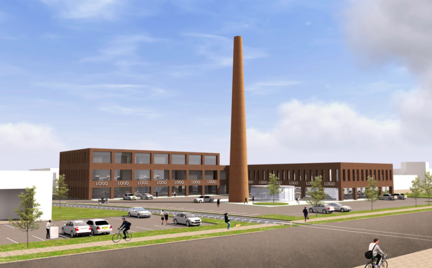 Bendrovės vizualizacija.