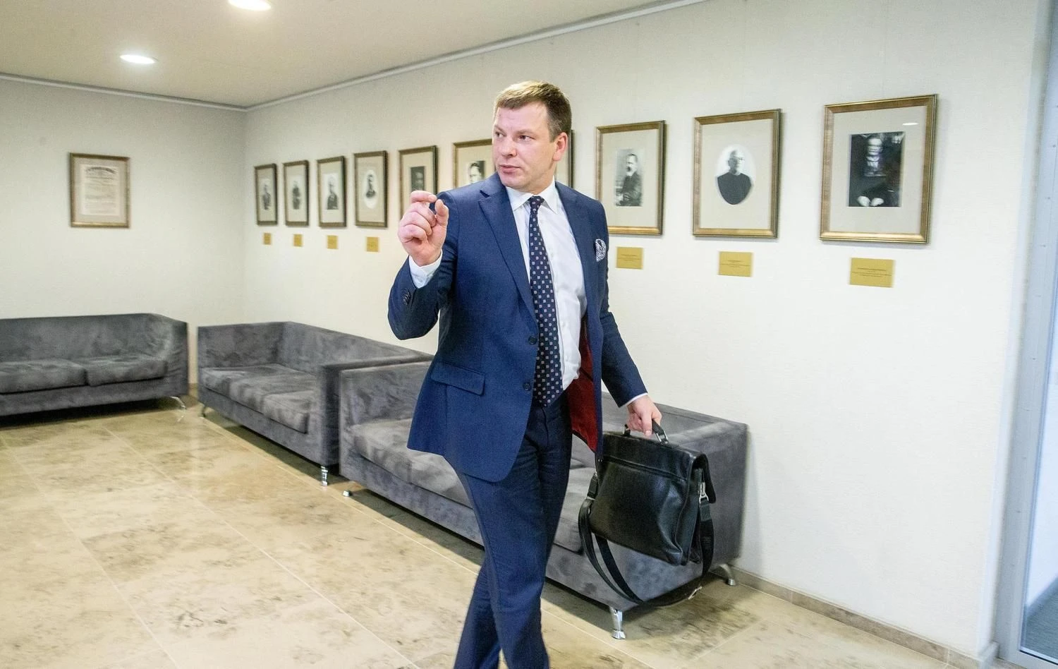 Finansų ministras Vilius Šapoka. Juditos Grigelytės (VŽ) nuotr. 