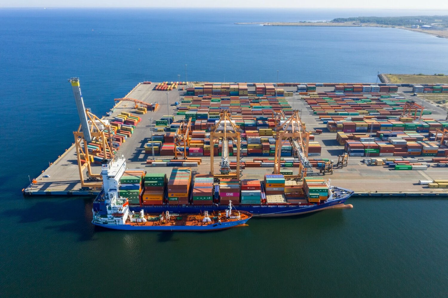 Talino uostams priklausantis Mugos uostas. „Tallina Sadam“ nuotr.