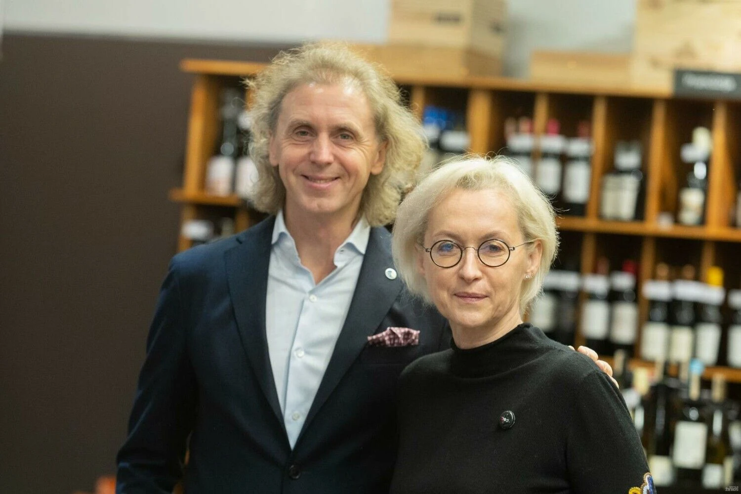 Rasa ir Arūnas Starkai, „Vyno klubo“ įkūrėjai. Juditos Grigelytės (VŽ) nuotr.