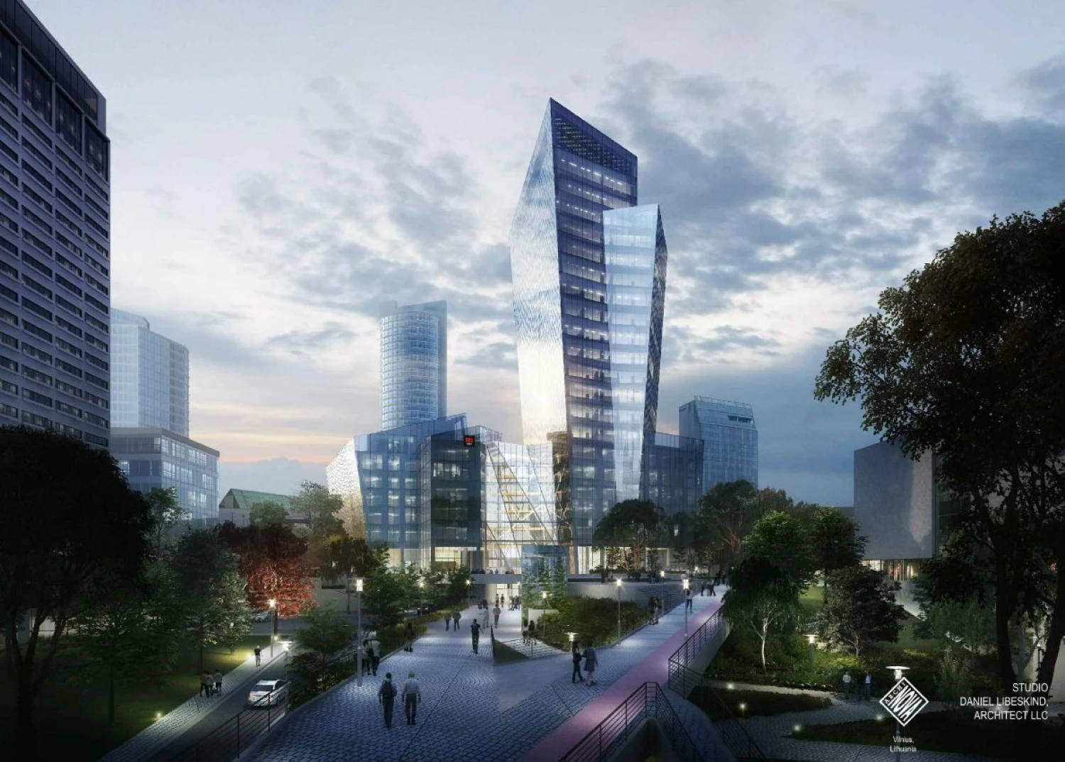 Bendrovės vizualizacija.