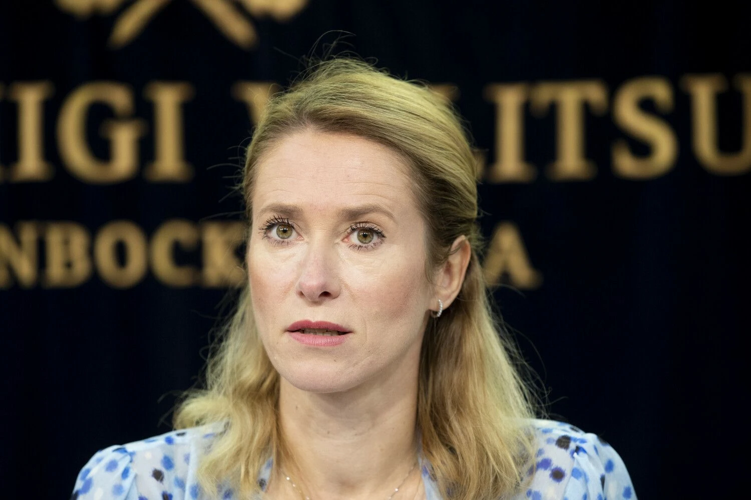 Estijos ministrė pirmininkė Kaja Kallas. Liis Treimann („Aripaev“ / „Scanpix Baltics“) nuotr.