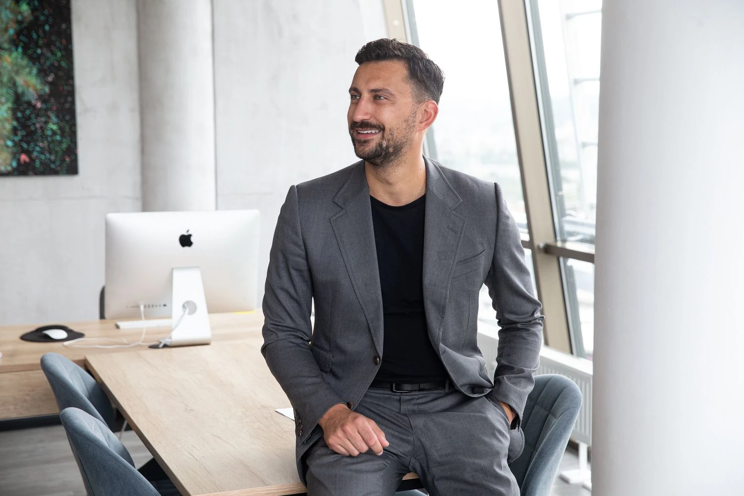 Mindaugas Vanagas, UAB „Citus“ įkūrėjas, sako, kad su naujuoju vadovu iš anksto aptarė tolesnio darbo kartu principus, keliamus tikslus. Vladimiro Ivanovo (VŽ) nuotr.