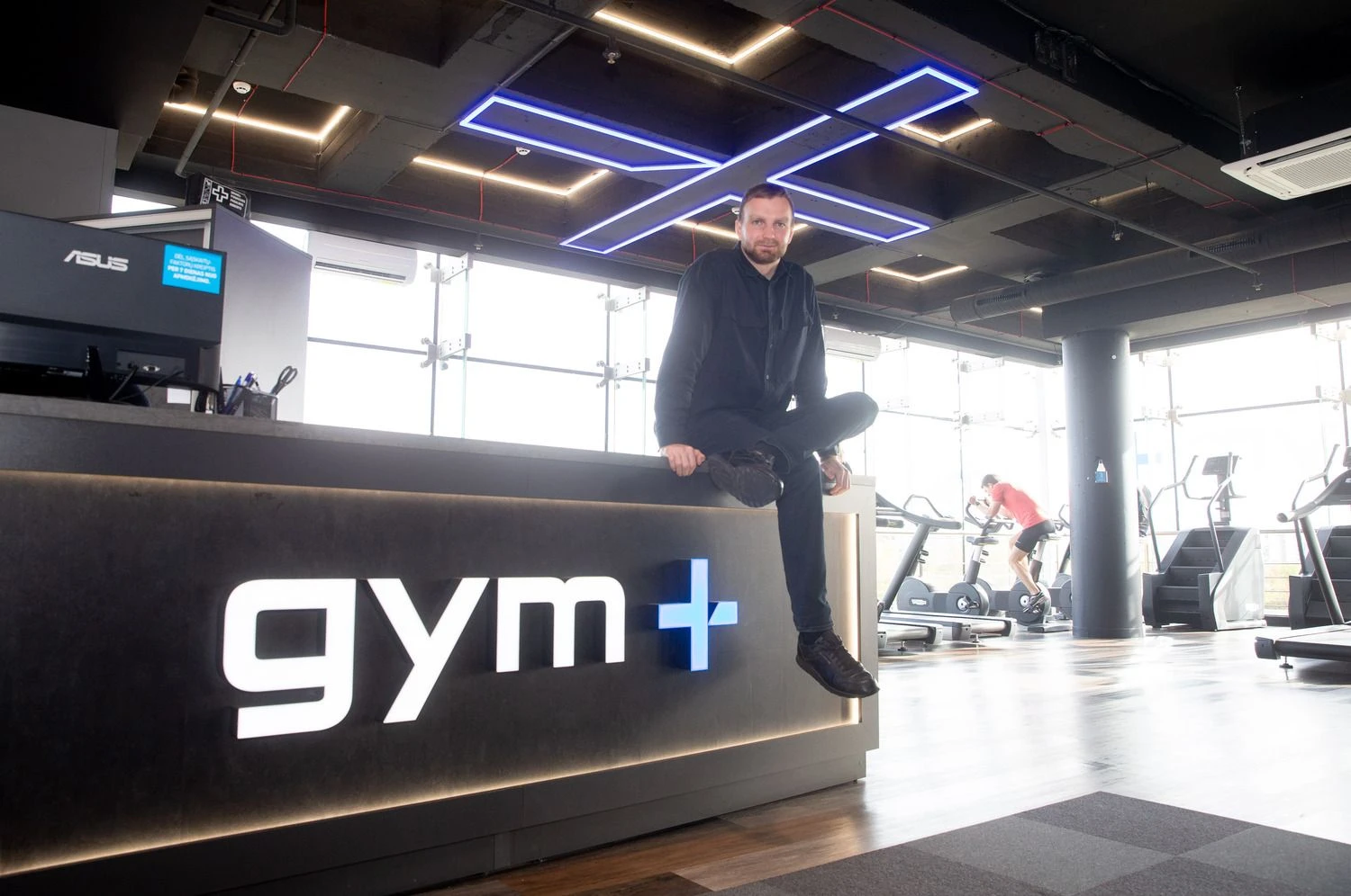 Mantas Badikonis, UAB „Gym Plius“ direktorius. Juditos Grigelytės (VŽ) nuotr.