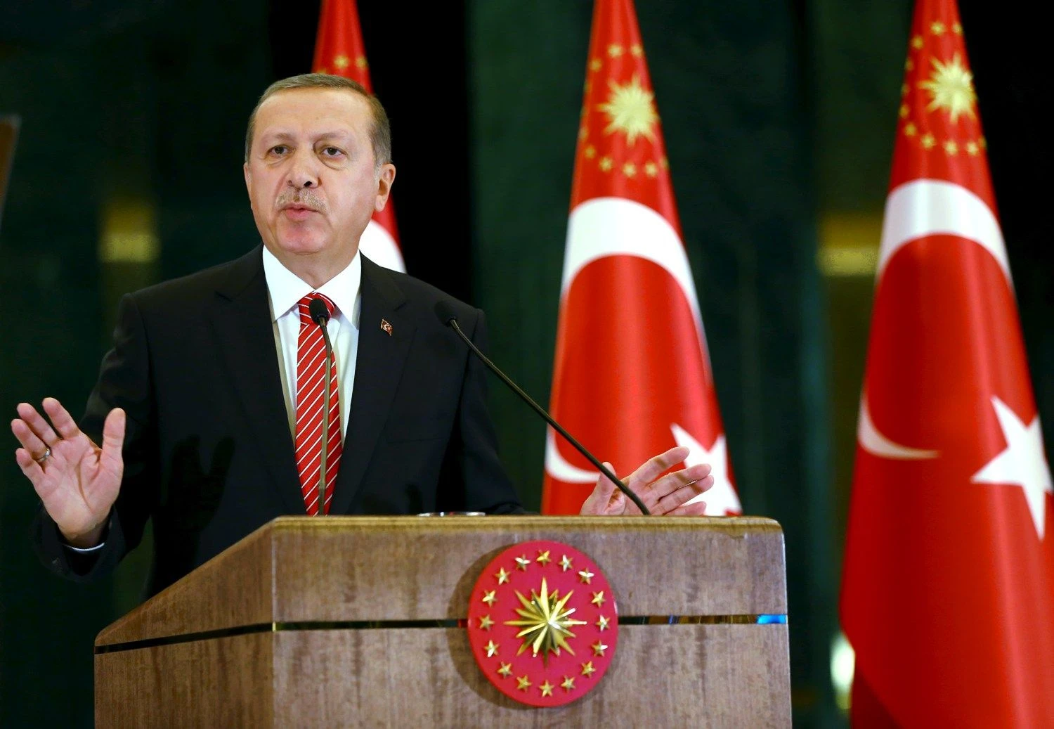 Recepas Tayyipas Erdoganas. Kayhano Ozero („Reuters“ / „Scanpix“) nuotr.