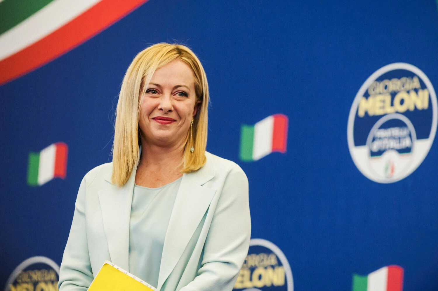 Giorgia Meloni, „Italijos broliai“ lyderė. Valerios Ferraro („Sopa“ / „Zuma Press Wire“ /„Scanpix“) nuotr.