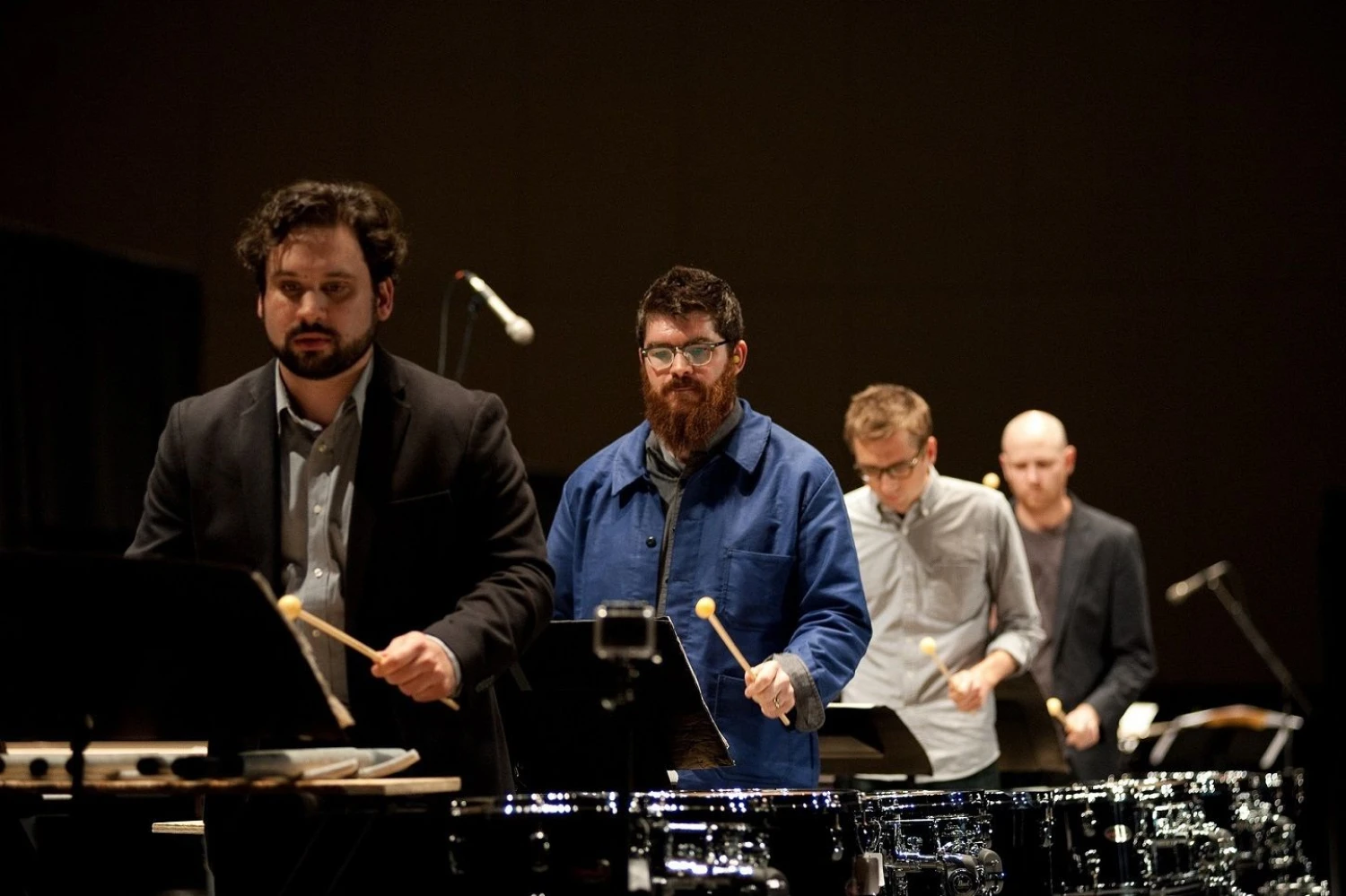 „Gaidos“ festivalio ansamblis „So Percussion“. Festivalio „Gaida“ nuotr. 