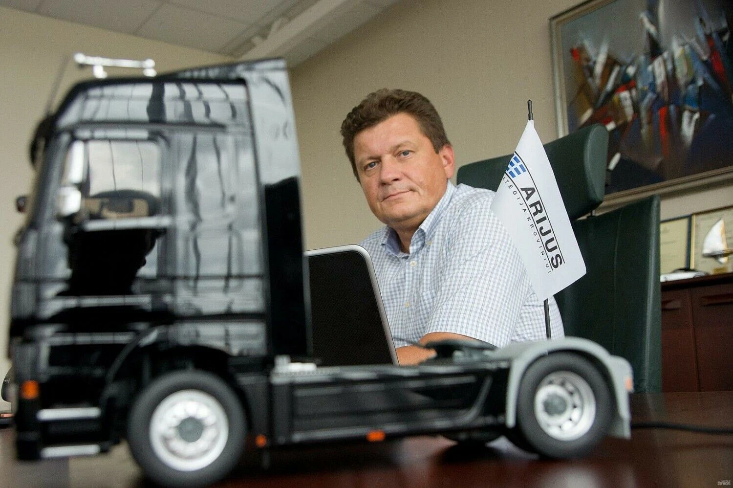 Arijus Ramonas, UAB „Arijus“ generalinis direktorius. Algimanto Kalvaičio nuotr.