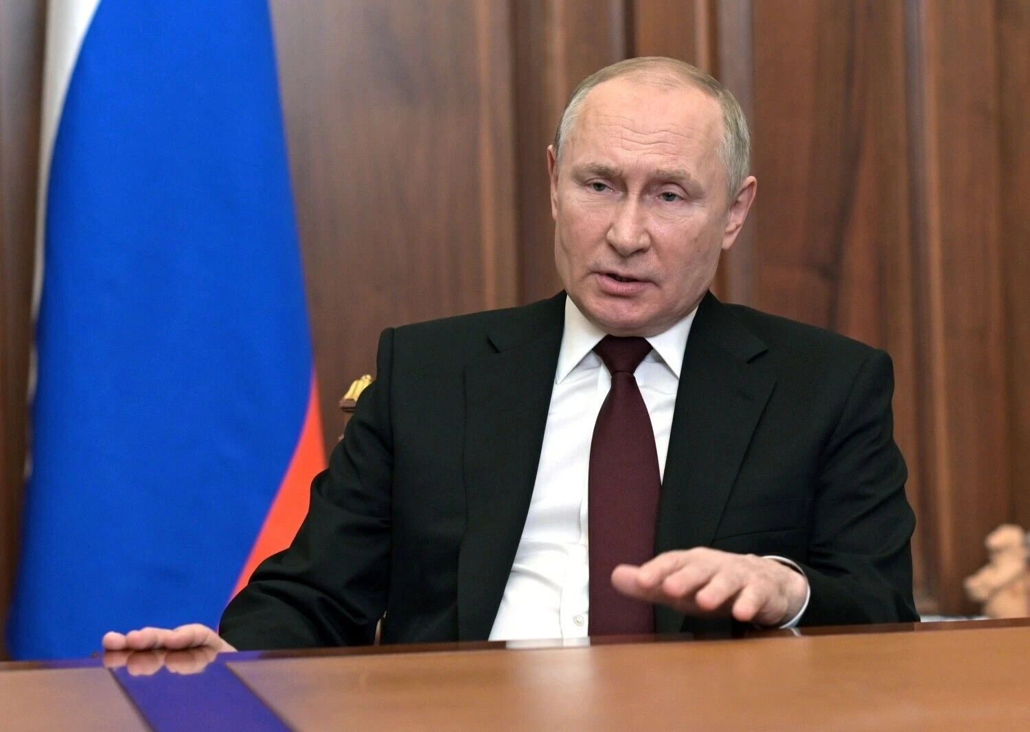 Vladimiras Putinas, Rusijos prezidentas. Aleksejaus Nikolskio (AFP / „Scanpix“) nuotr.