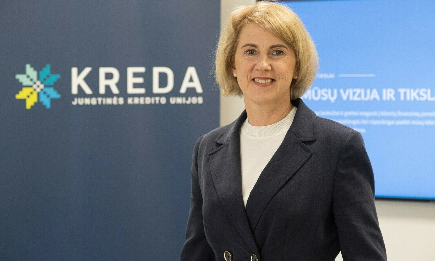 Jungtinės centrinės kredito unijos „Kreda“ verslo plėtros vadovė Jolita Rėkutė.