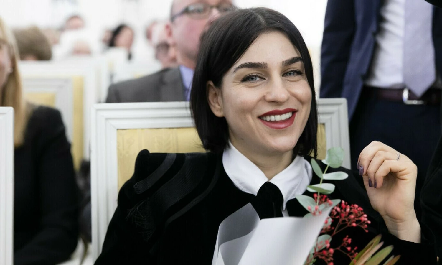 Asmik Grigorian. Lietuvos nacionalinių kultūros ir meno premijų įteikimo ceremonija. 2020 m. vasario 13 d. Luko Balandžio / BNS nuotr.