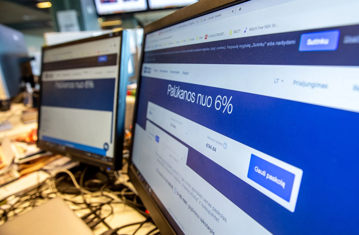 Investuotojams į paskolas gali tekti peržiūrėti savo planus dėl gautinų palūkanų. Vladimiro Ivanovo (VŽ) nuotr.