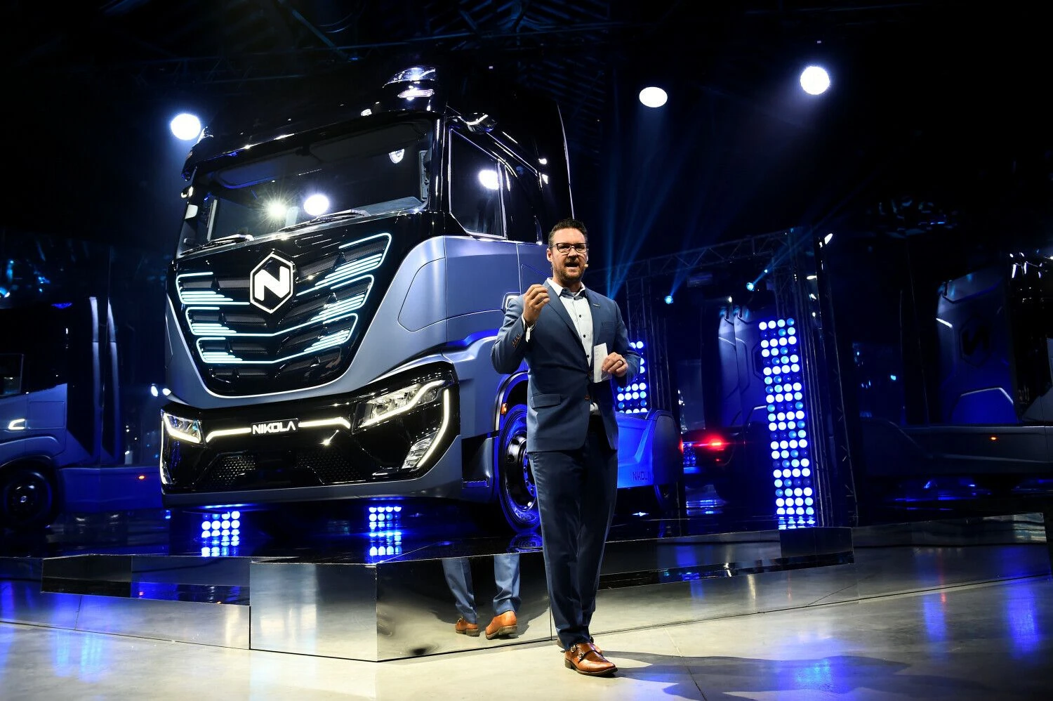 Trevoras Miltonas, "Nikola Corp." įkūrėjas ir vadovas. MASSIMO PINCA (Reuters/Scanpix) nuotr.