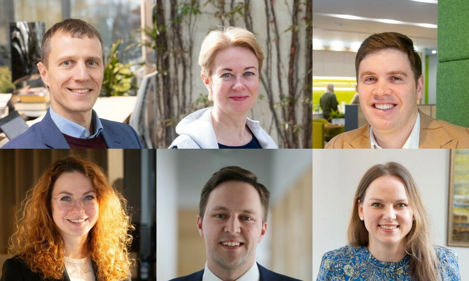 J. Jokštys, D. Rakauskaitė, D. Šilkaitis, E. Džiugytė, T. Krakauskas, S. Pranckėnaitė. Manopinigai.lt koliažas