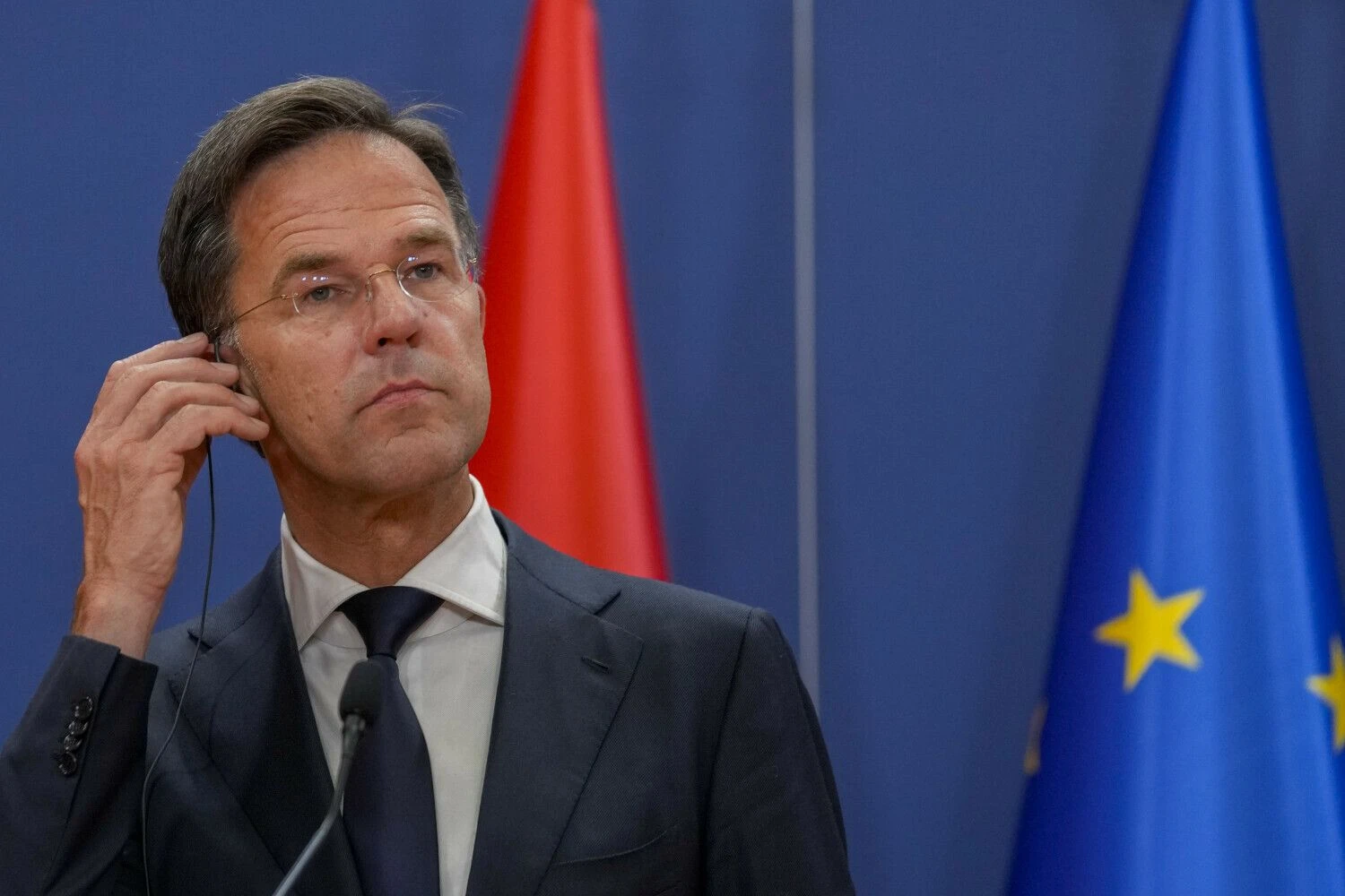 Markas Rutte, Nyderlandų ministras pirmininkas. Darko Vojinovic („AP Photo“/„Scanpix“) nuotr.