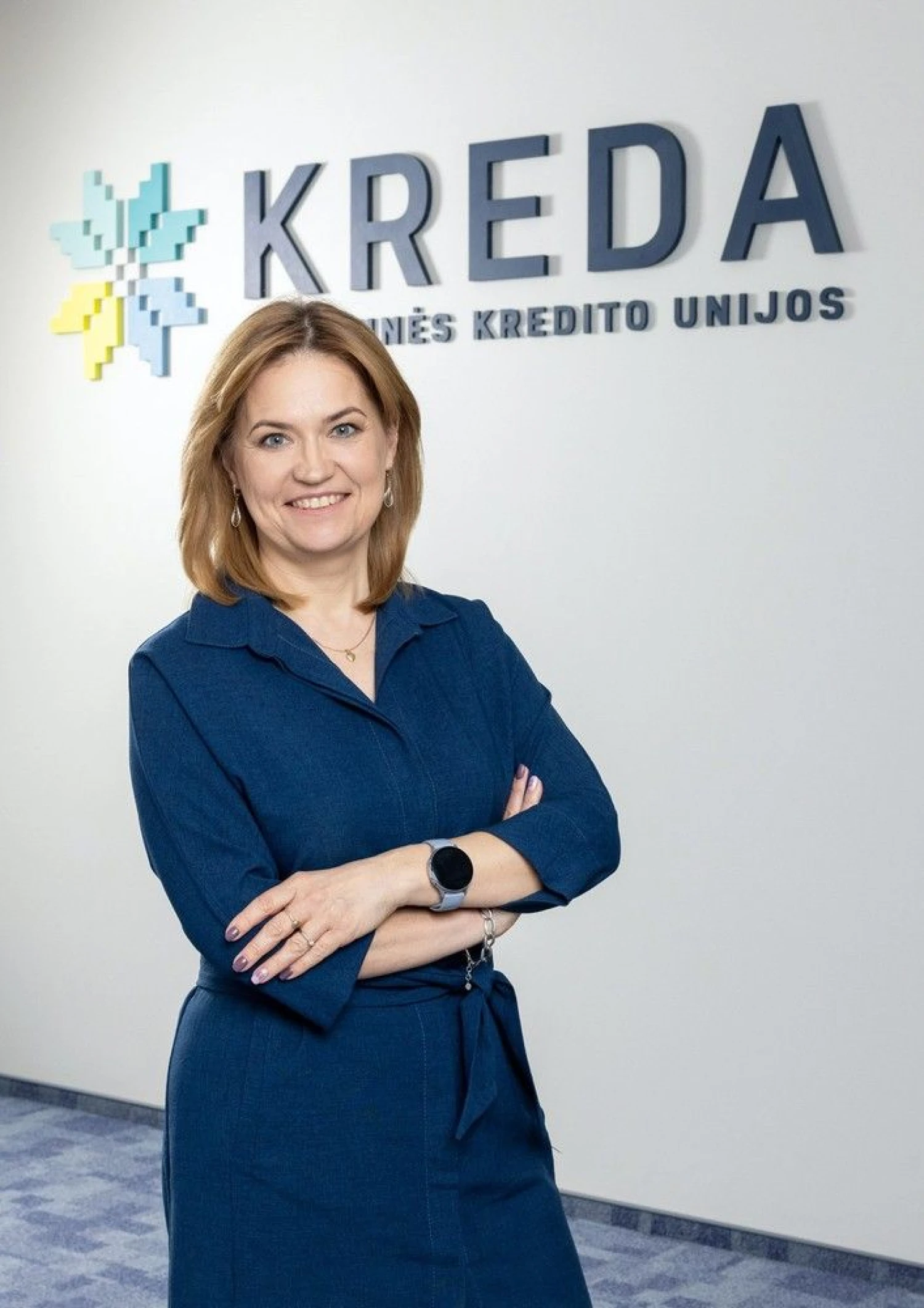 Jungtinės centrinės kredito unijos KREDA administracijos vadovė Kristina Simonovič.