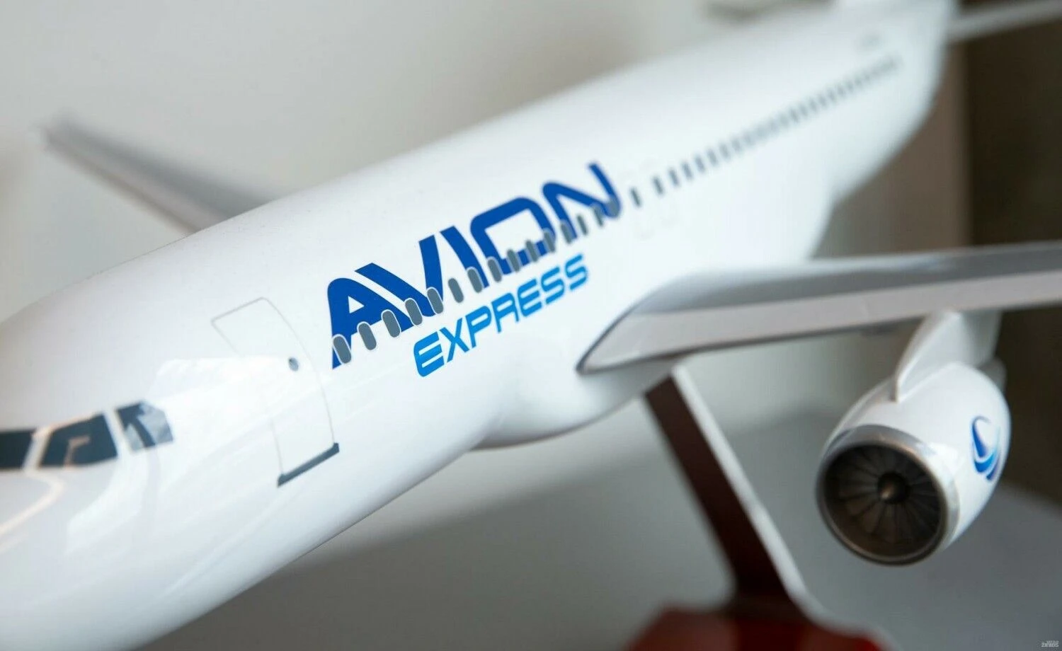 „Avion Express“ lėktuvo modelis. Juditos Grigelytės (VŽ) nuotr.