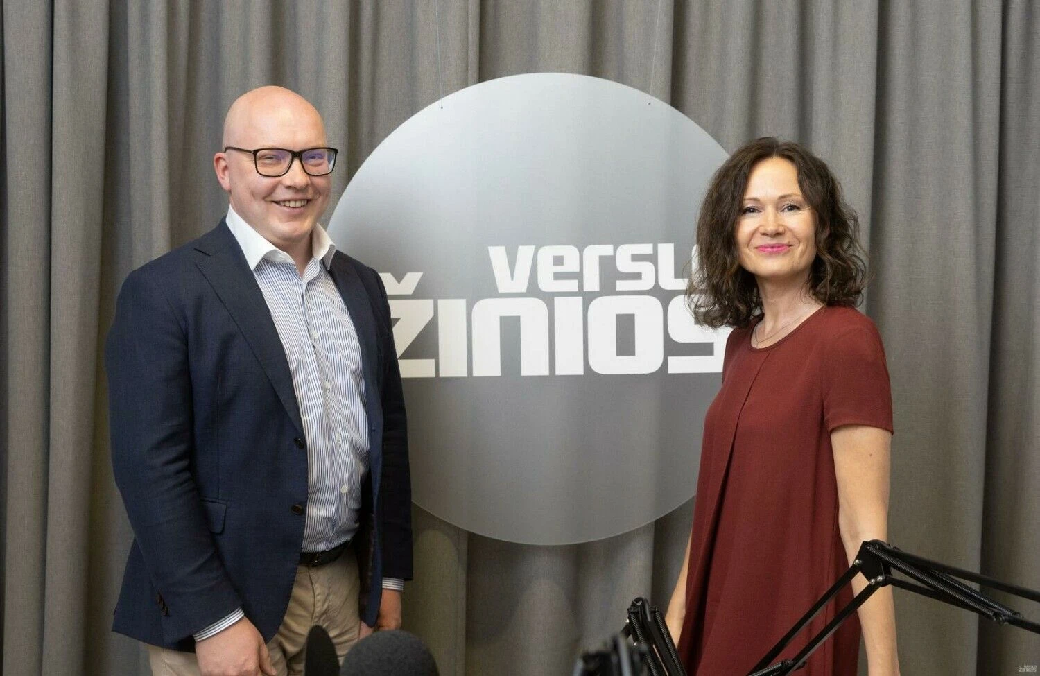 Robertas Čiočys, „Ellex Valiunas“ partneris ir Aušra Survilienė, „Ellex Valiunas“ šeimos biuro vadovė. Juditos Grigelytės (VŽ) nuotr.