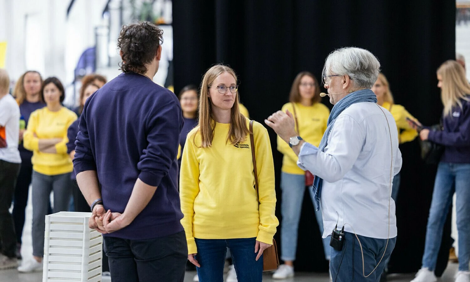 Sigita Skrebė (centre), Inovacijų agentūros Verslo produktyvumo skyriaus vadovė: „Kvietimas „Žaliasis eksperimentas“ yra puiki galimybė pasinaudoti finansavimu ir kompensuoti dalį MTEP išlaidų.“