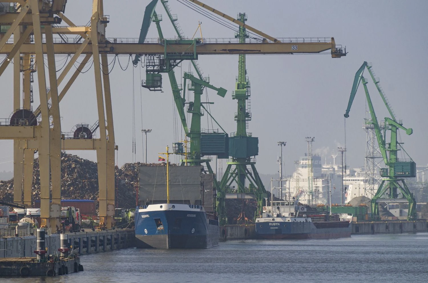 Klaipėdos konteinerių terminalas. Algimanto Kalvaičio nuotr.