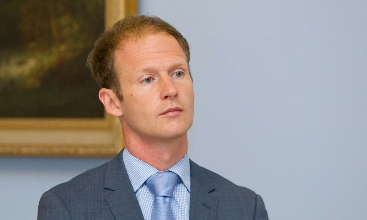 Dovydas Špokauskas, paskirtasis generalinis konsulas Niujorke. Karolio Kavolėlio (BNS) nuotr.
