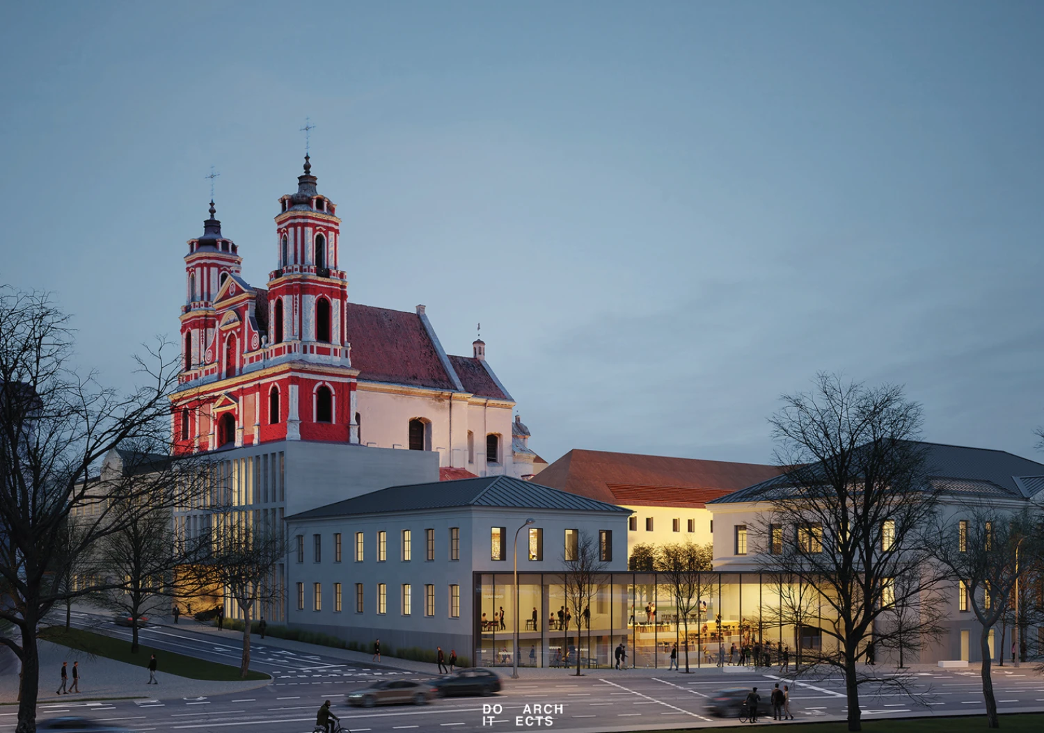 Šv. Jokūbo ligoninės teritorijos vizualizacija. Bendrovės nuotr.
