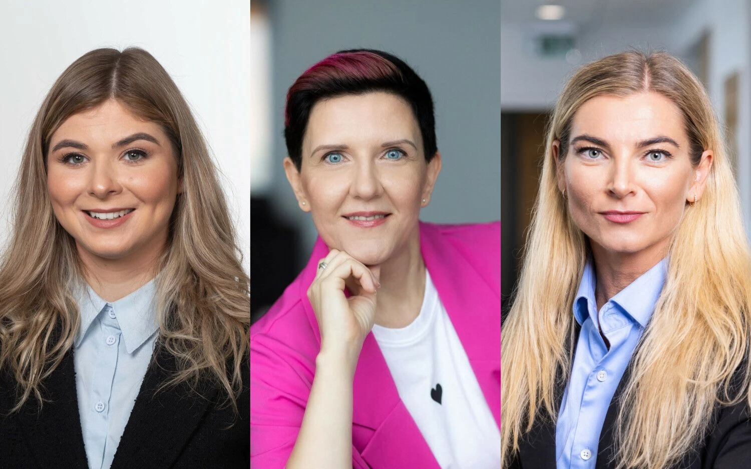 Iš kairės: I. Paludnevičiūtė, Ekonomikos ir inovacijų ministerijos kanclerė, I. Beiliūnienė, „Invegos“ veiklos plėtros tarnybos vadovė, G. Kuncaitytė, Inovacijų agentūros investicijų vertinimo vadovė. VŽ koliažas.