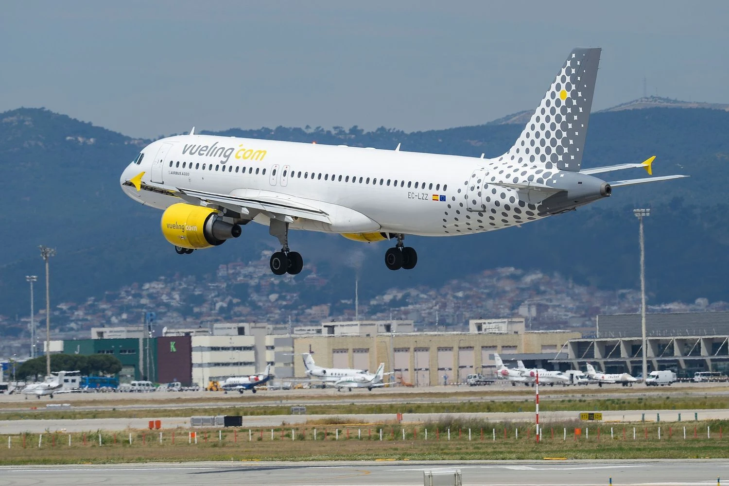 „Vueling“ oro bendrovės lėktuvas. AFP/“Scanpix“ nuotr.