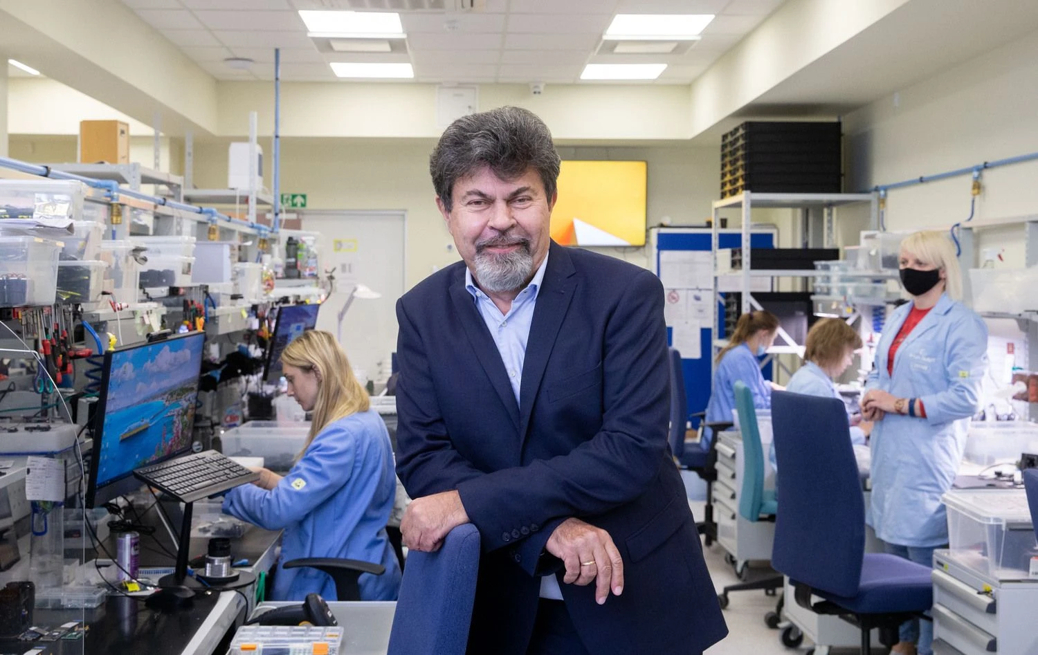 Aliaksandras Alsheuskis, aukštųjų technologijų įmonių grupės „Yukon Advanced Optics Worldwide“ vadovas. Juditos Grigelytės (VŽ) nuotr.