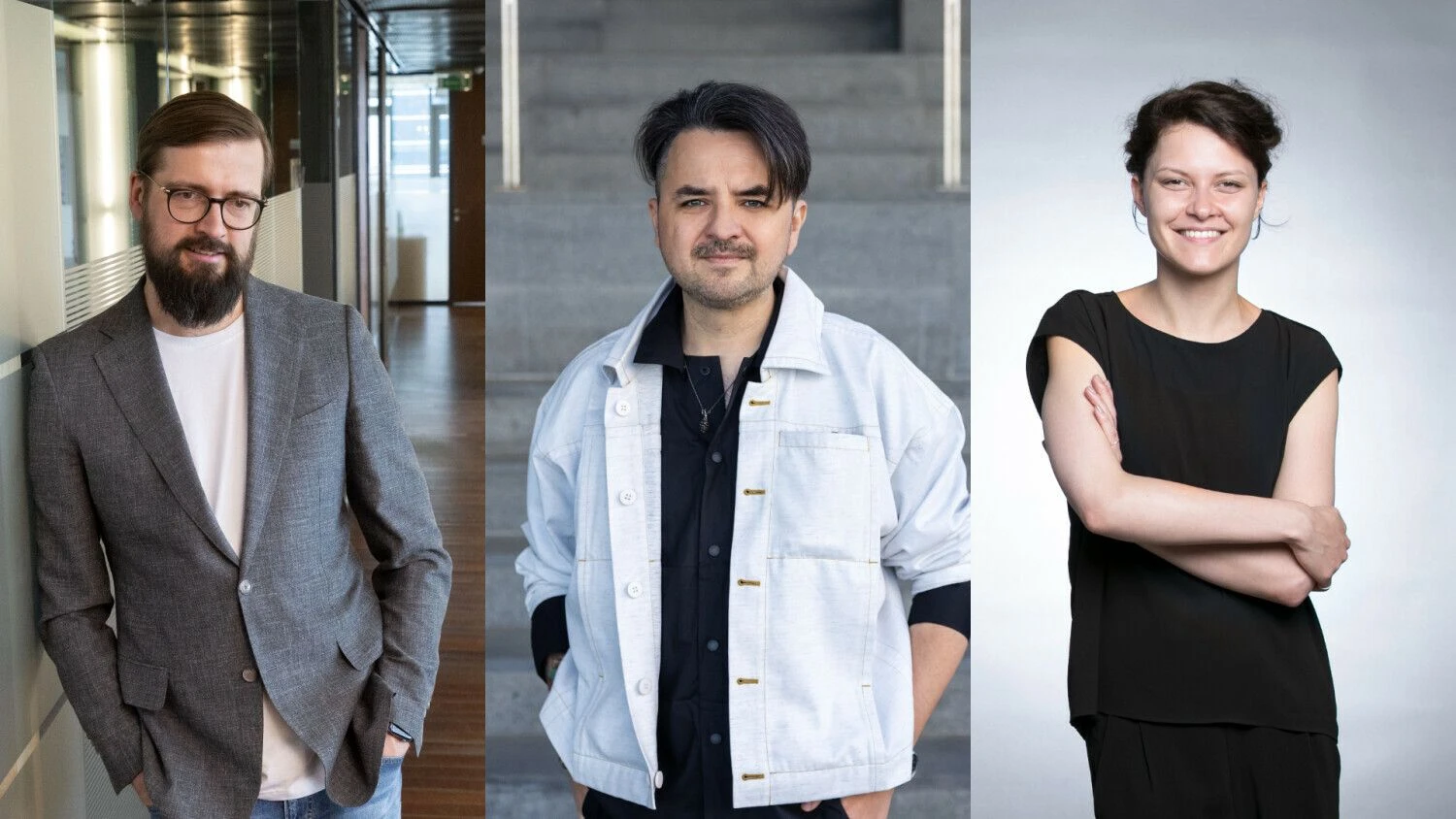 Iš kairės: Marius Galdikas, Rokas Medonis, Ieva Vaitkevičiūtė. VŽ koliažas