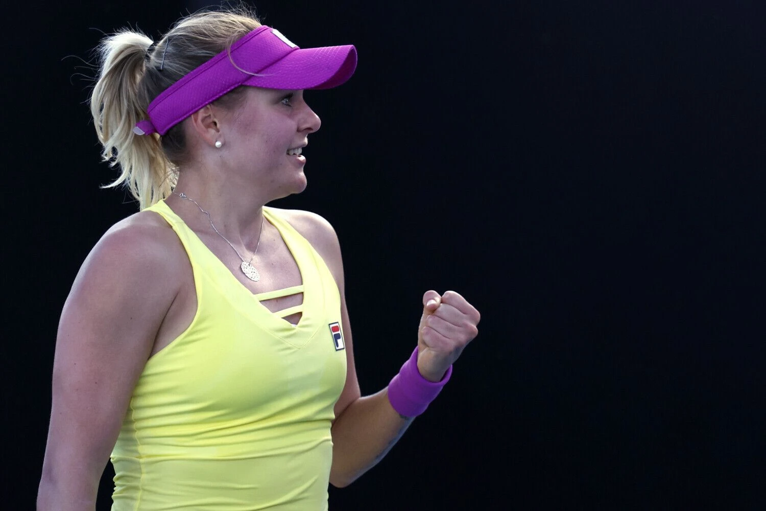 Kateryna Baindl, ukrainiečių tenisininkė. Asanka Brendon Ratnayake (AP / „Scanpix“) nuotr.