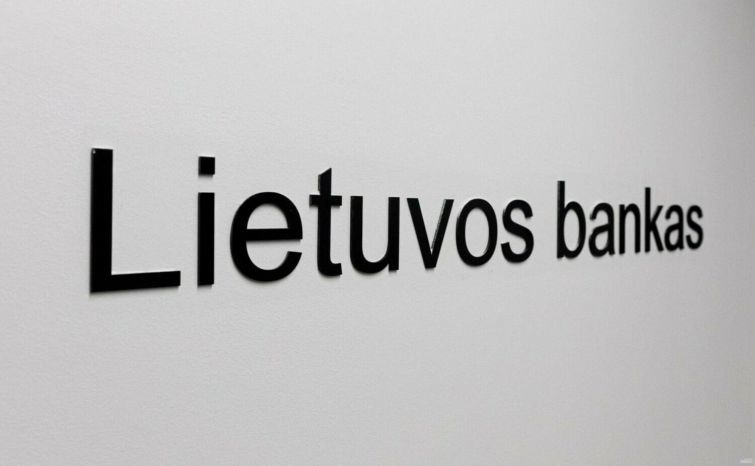Lietuvos banko iškaba. Juditos Grigelytės (VŽ) nuotr.
