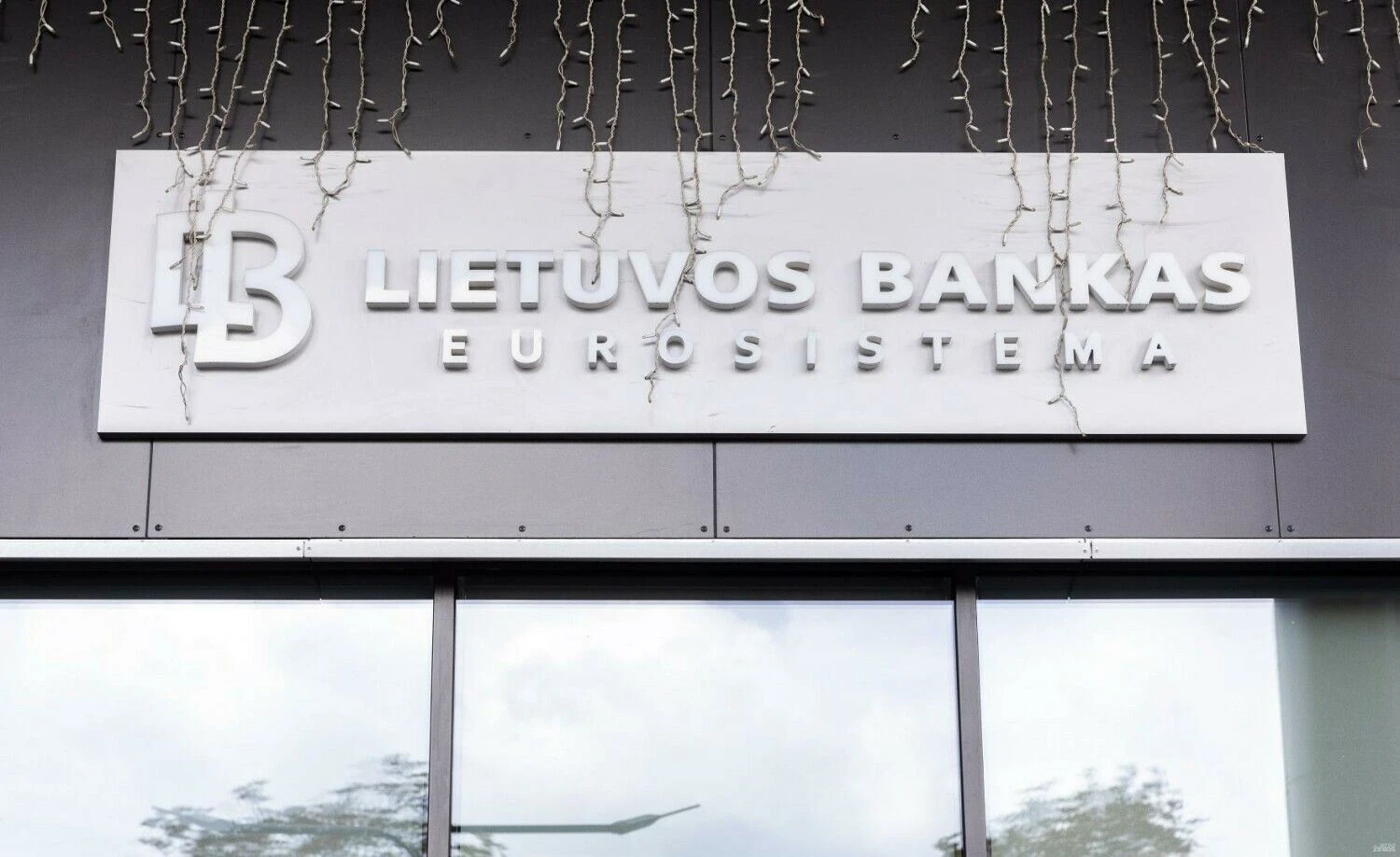 Lietuvos banko iškaba. Juditos Grigelytės (VŽ) nuotr.
