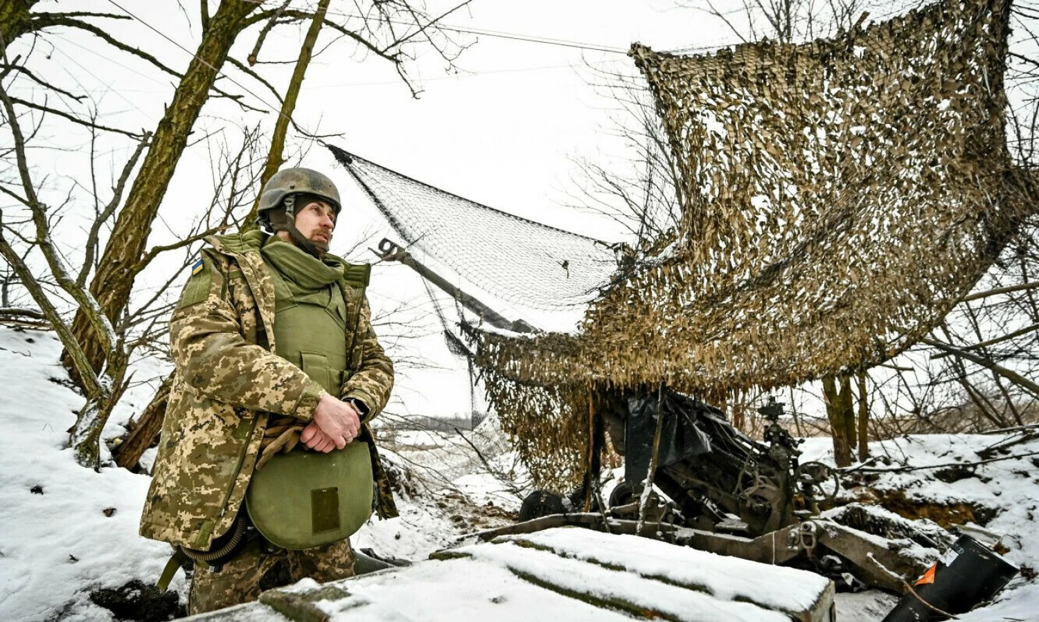 Ukrainos karys fronte. Ukrinform/SIPA/„Scanpix“ nuotr.