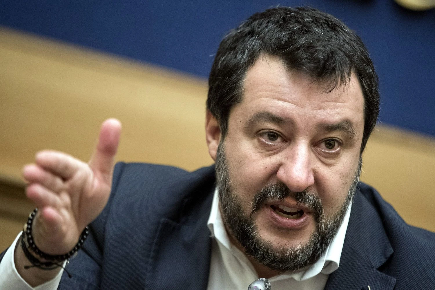 Matteo Salvini, Italijos partijos „Lyga“ lyderis. 