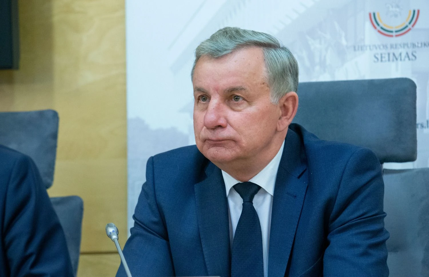 Rimantas Sinkevičius, Seimo Ekonomikos komiteto pirmininkas, tikino iš premjero išgirdęs, kad "Problematika" privatizuojama nebus. Juditos Grigelytės (VŽ) nuotr.