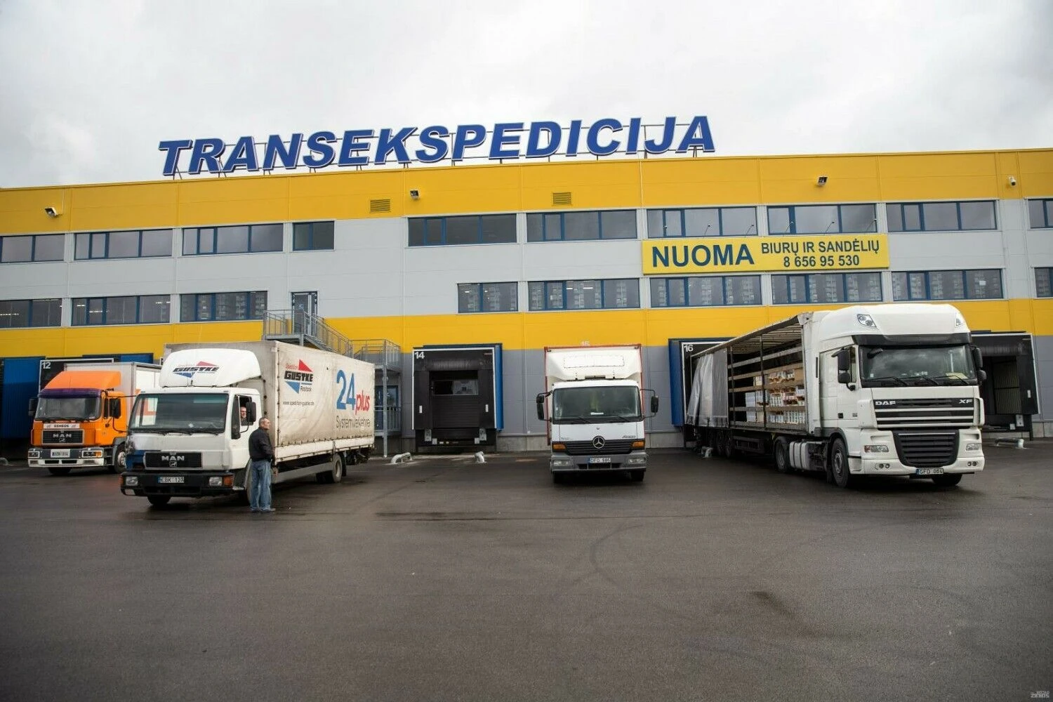 UAB „Transekspedicija“ terminalas. Vladimiro Ivanovo (VŽ) nuotr.