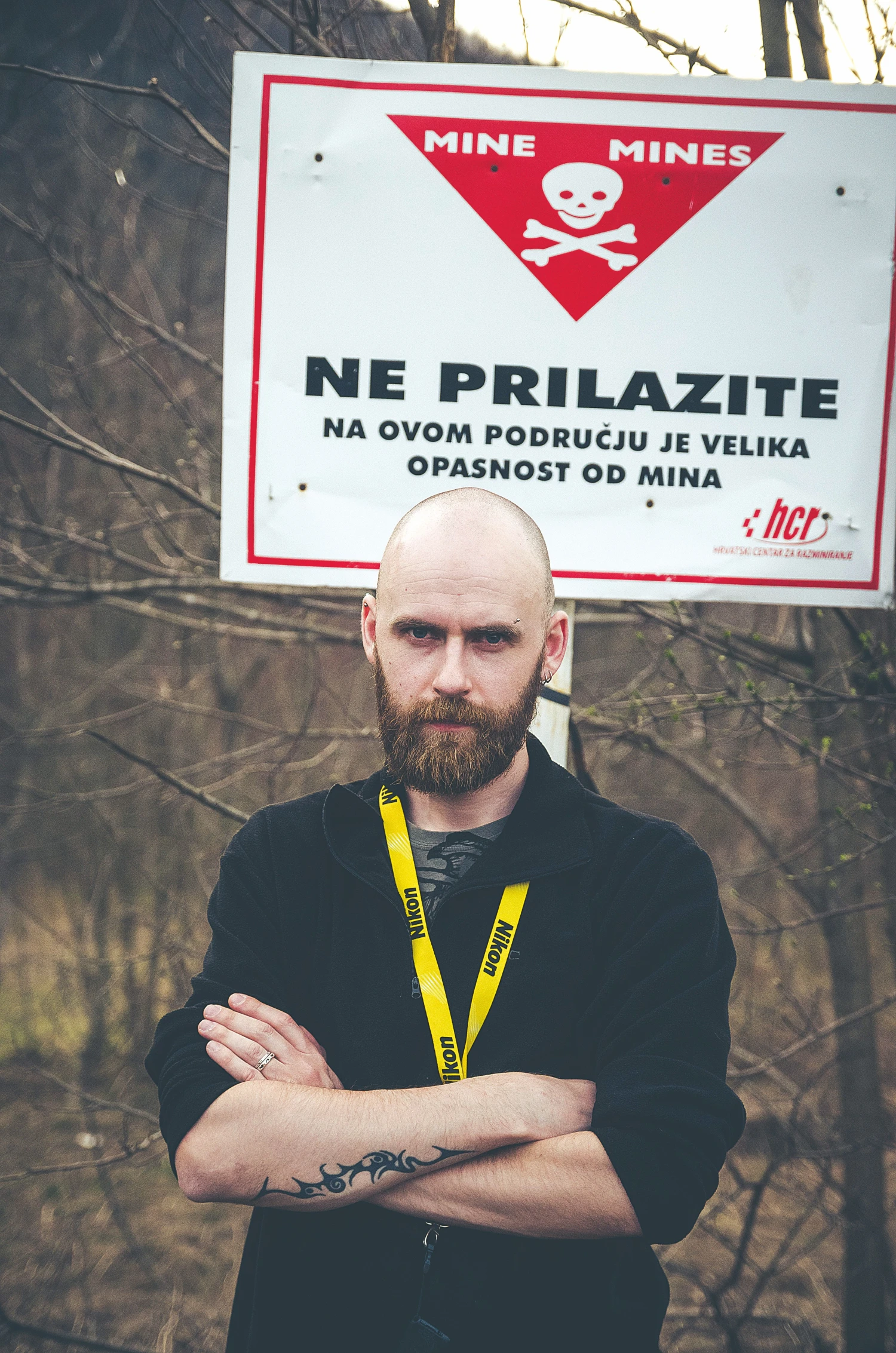 Kroatijoje prie Željava karinės oro bazės kodiniu pavadinimu „Objektas Nr.505“. Teritorija iki šiol neišminuota. Donato Žvirblio nuotr.