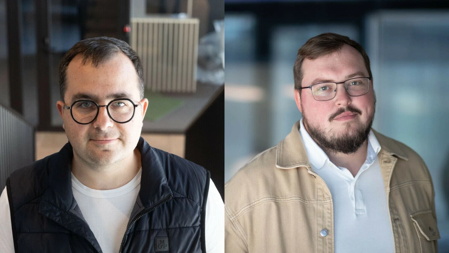 (Iš kairės) Arnas Stuopelis ir Daugirdas Jankus. Juditos Grigelytės (VŽ) ir „Hostinger“ nuotr.