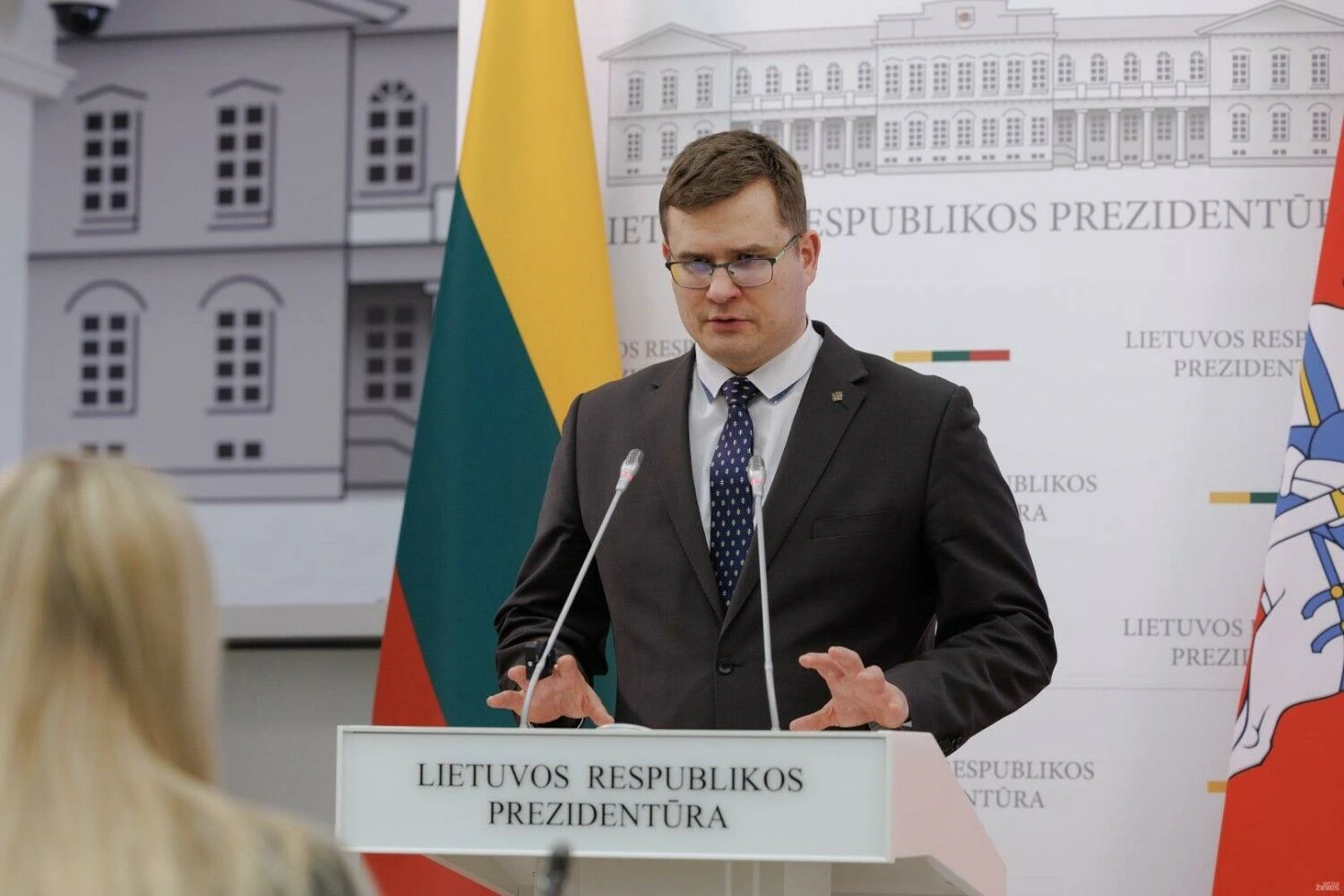 Laurynas Kasčiūnas, krašto apsaugos ministras. Vladimiro Ivanovo (VŽ) nuotr.