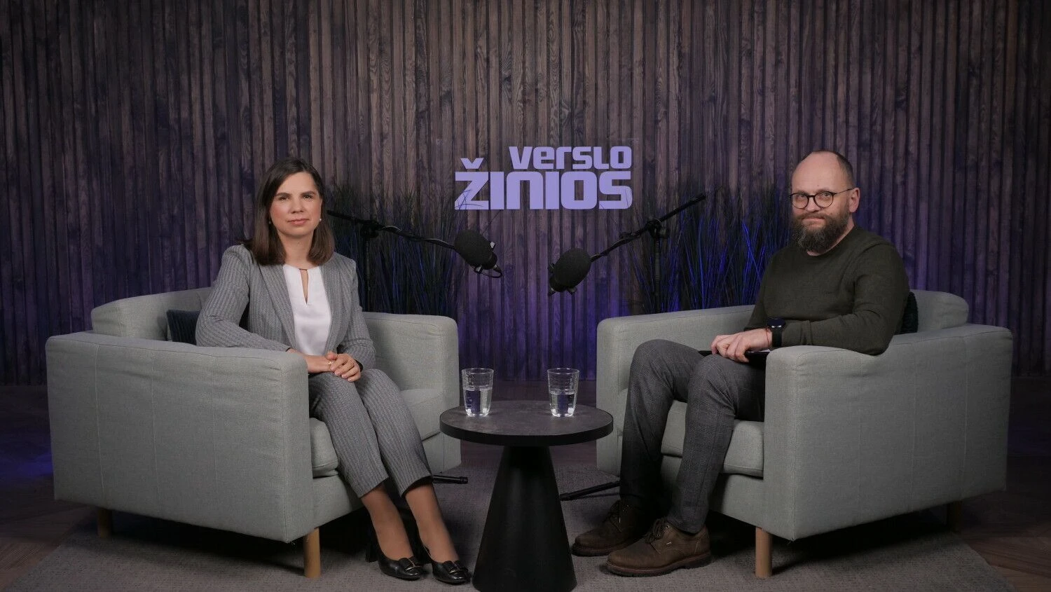 Zuzana Matonienė, „Yara International“ Europos paslaugų centro vadovė ir moderatorius Ugnius Savickas.