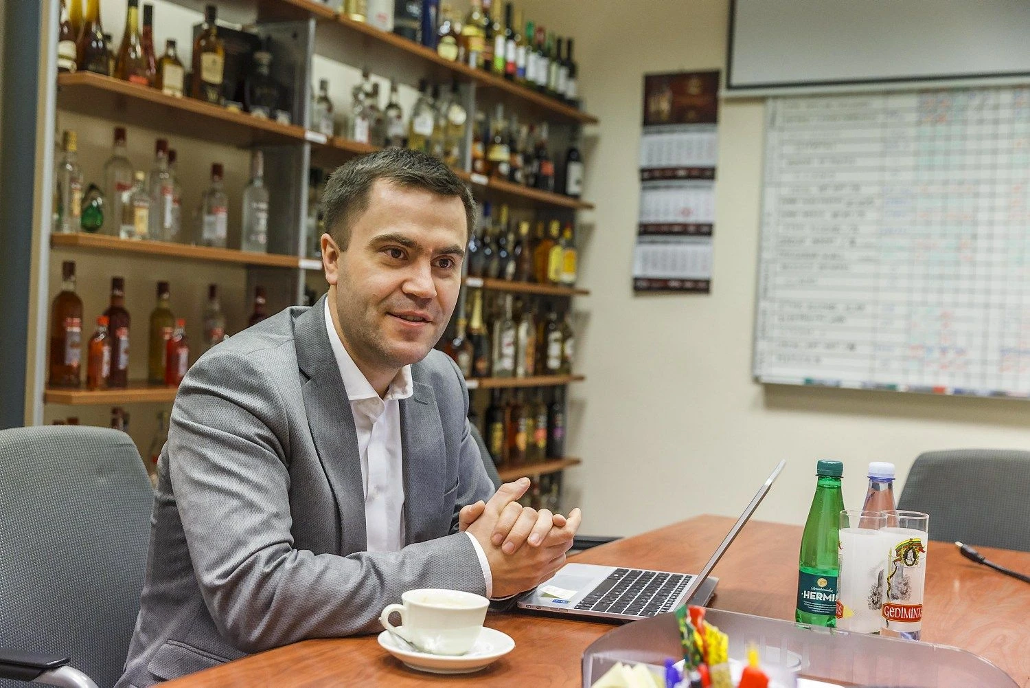 Juozas Daunys, „Vilniaus degtinės“ generalinis direktorius. Vladimiro Ivanovo (VŽ) nuotr.