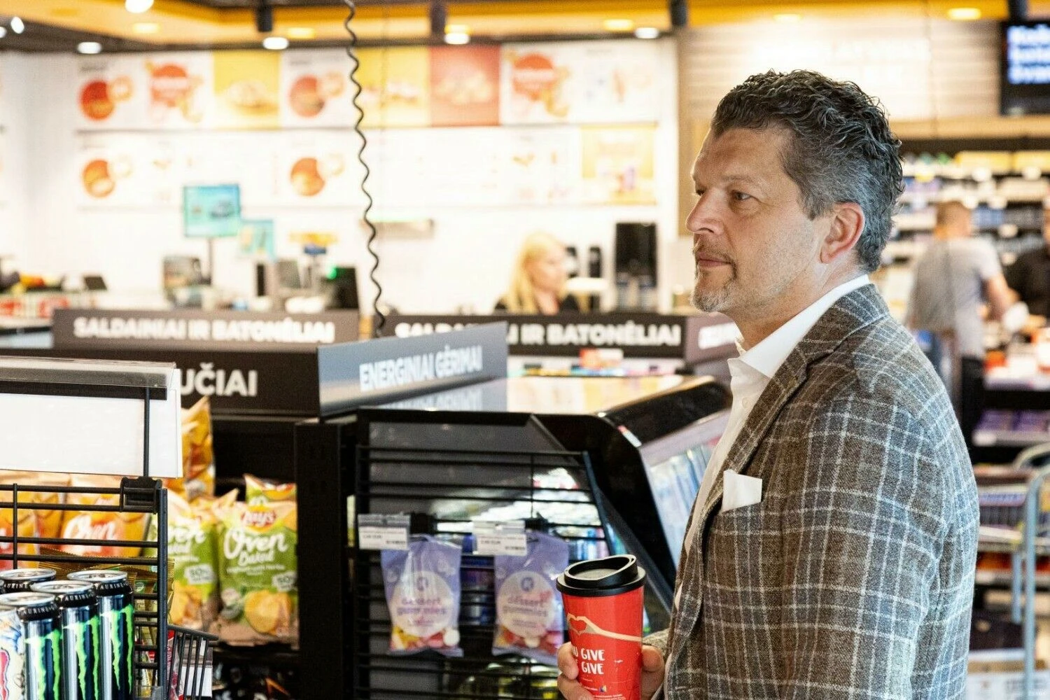 Skirmantas Mačiukas, „Circle K“ vadovas Baltijos šalyse. Vladimiro Ivanovo (VŽ) nuotr.