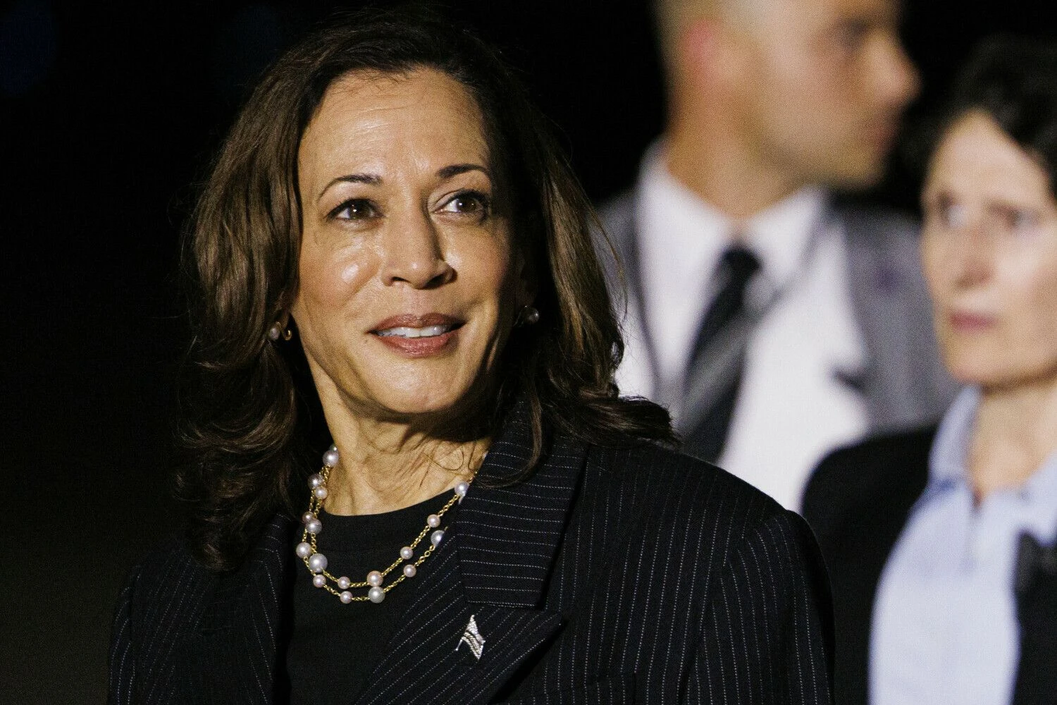 Kamala Harris. Aaron Schwartz („Scanpix“) nuotr.