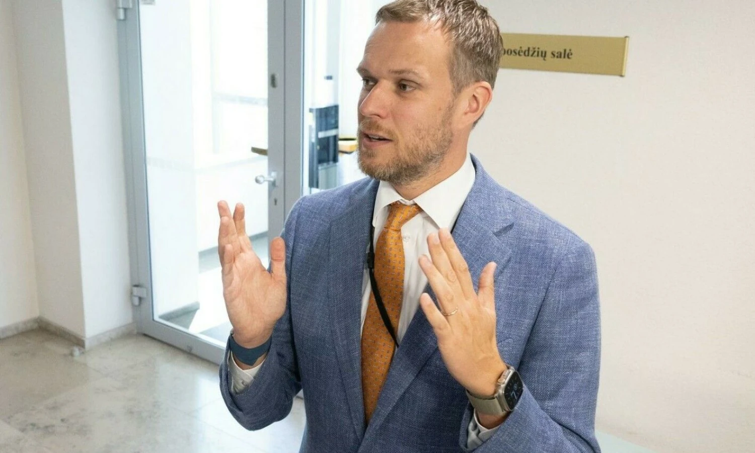 Gabrielius Landsbergis, užsienio reikalų ministras. Juditos Grigelytės (VŽ) nuotr.